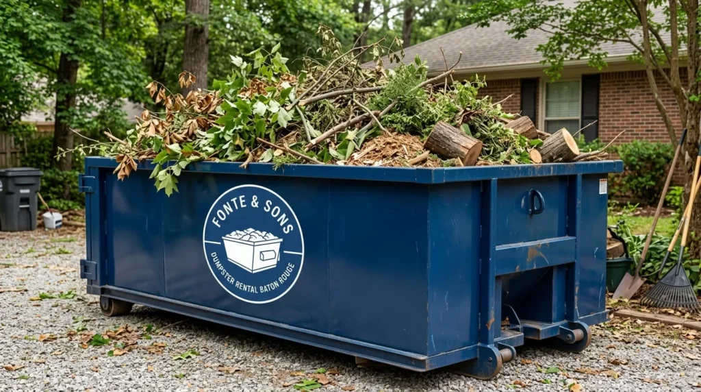 Yard Waste Dumpster Rental Baton Rouge-img